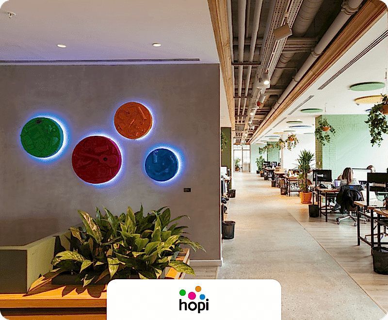 Kolektif House iş ortaklarından Hopi'nin promosyonel logo görseli